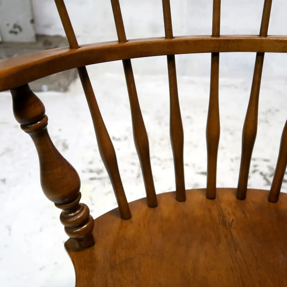 Ethan Allen アンティーク ウッド キャプテンチェア