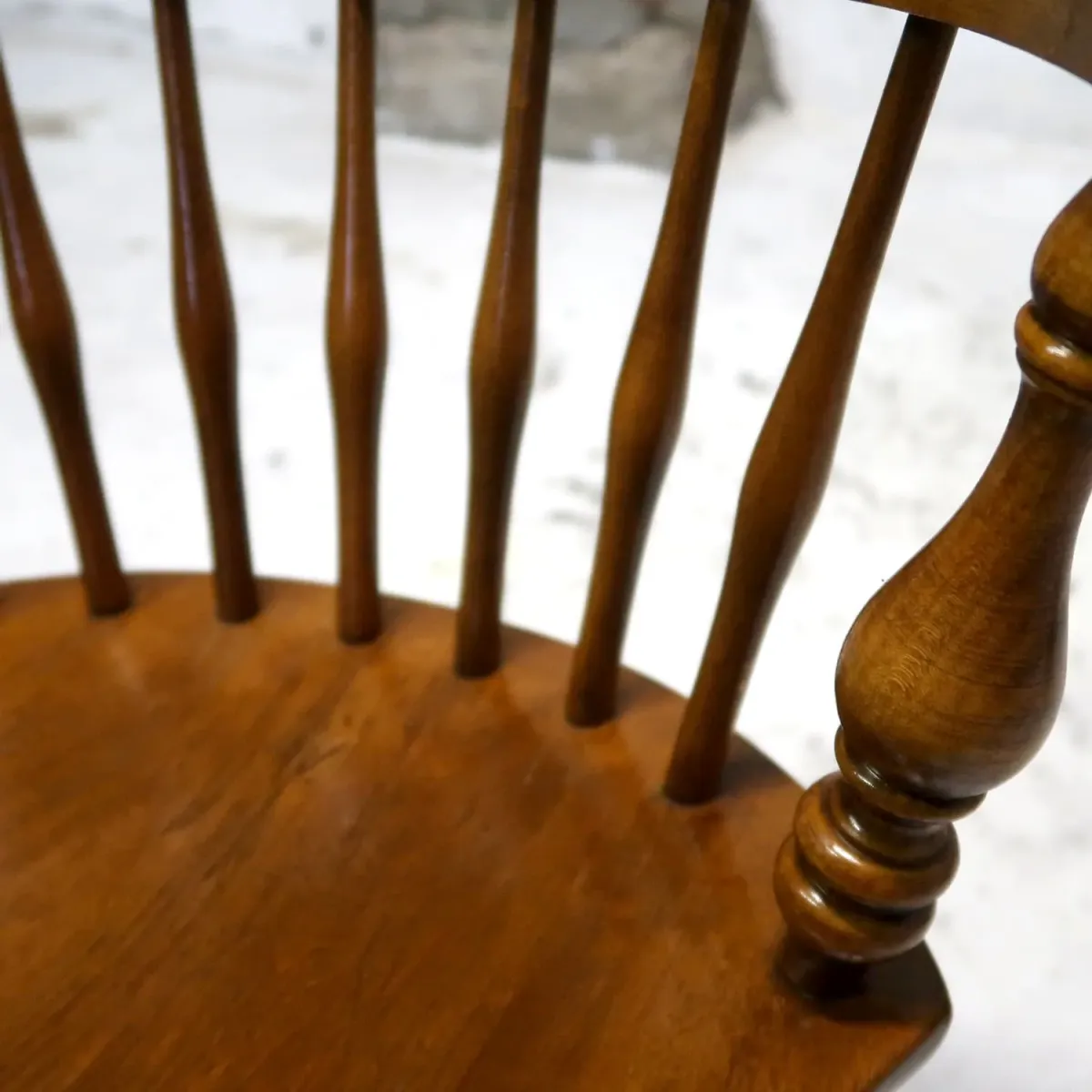 Ethan Allen アンティーク ウッド キャプテンチェア