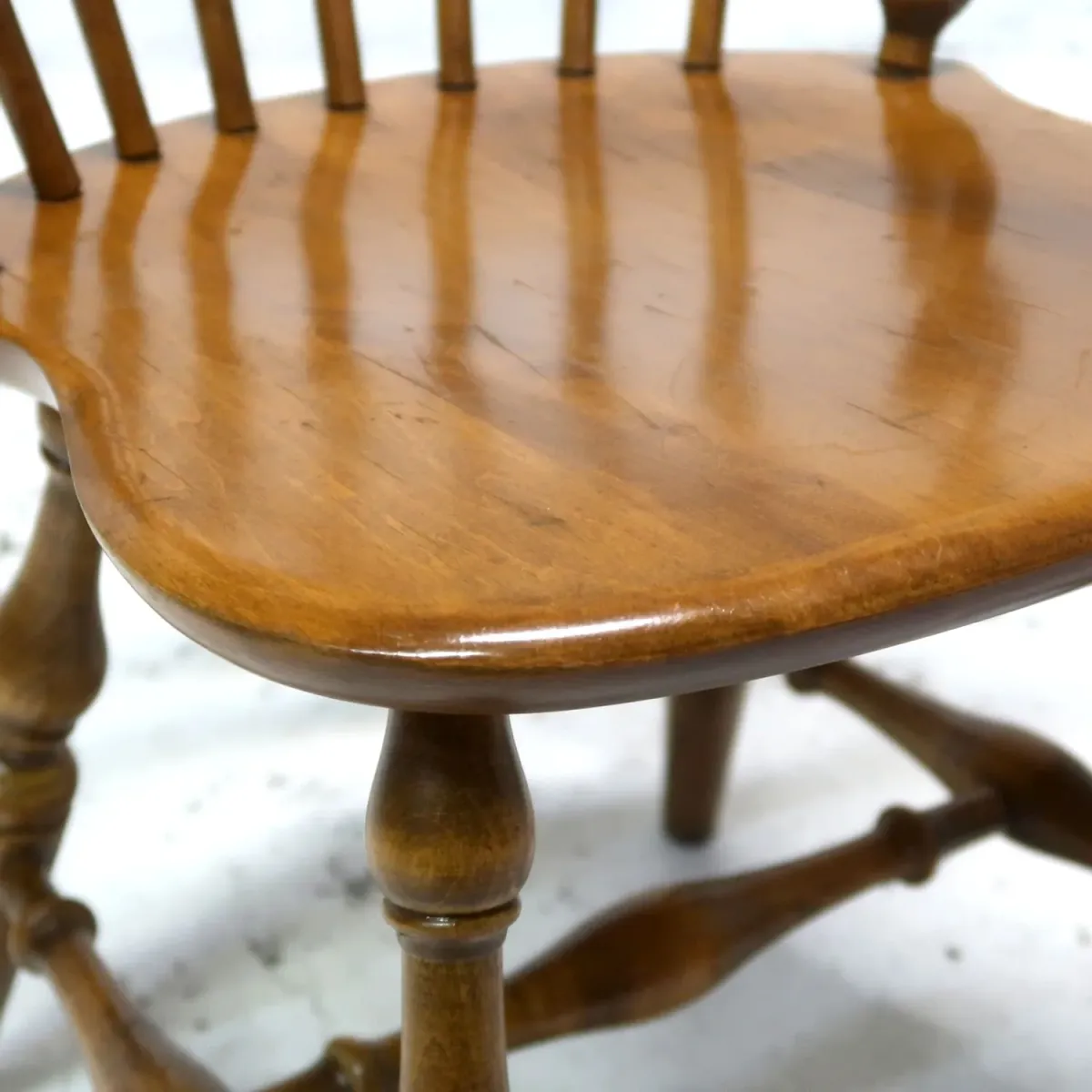 Ethan Allen アンティーク ウッド キャプテンチェア