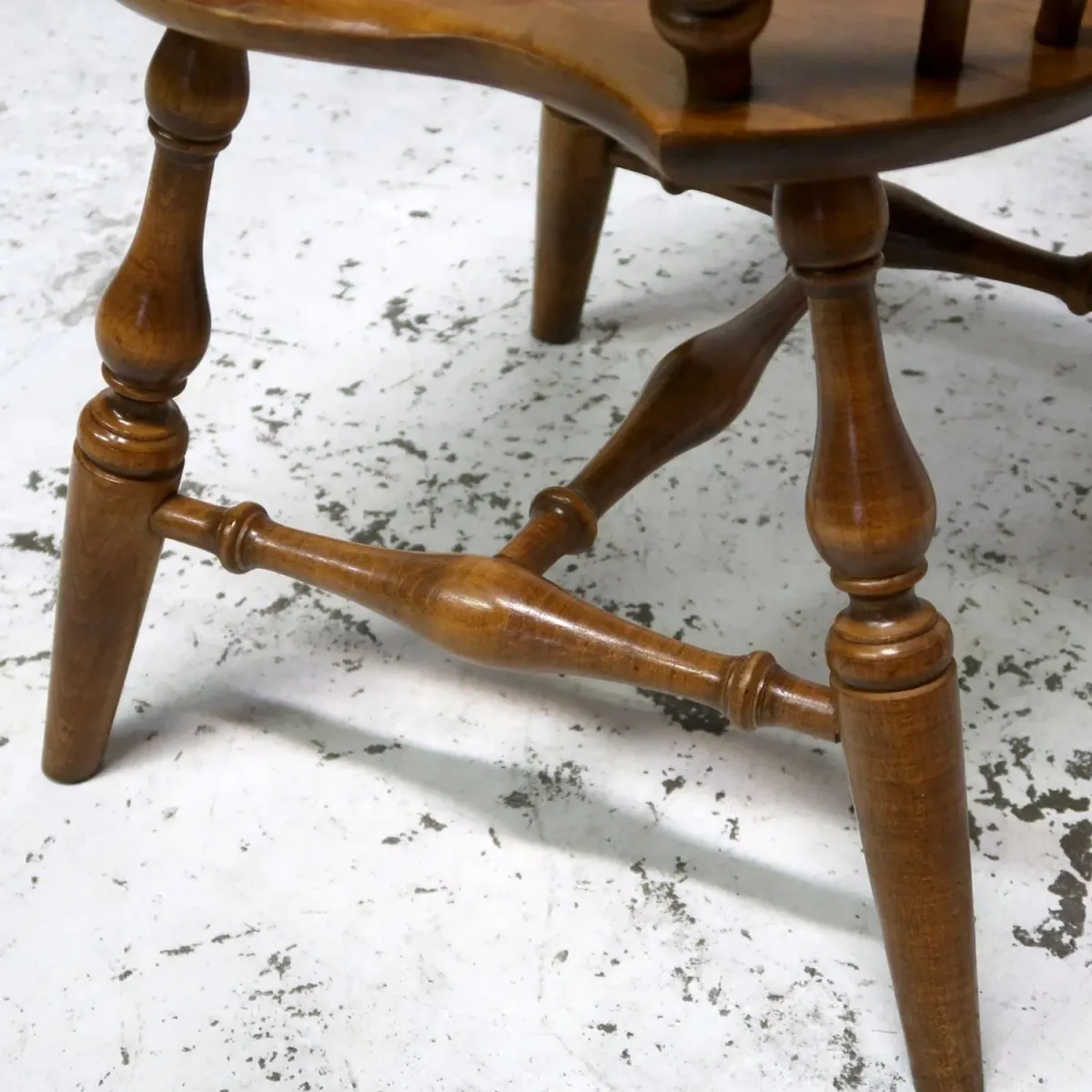 Ethan Allen アンティーク ウッド キャプテンチェア