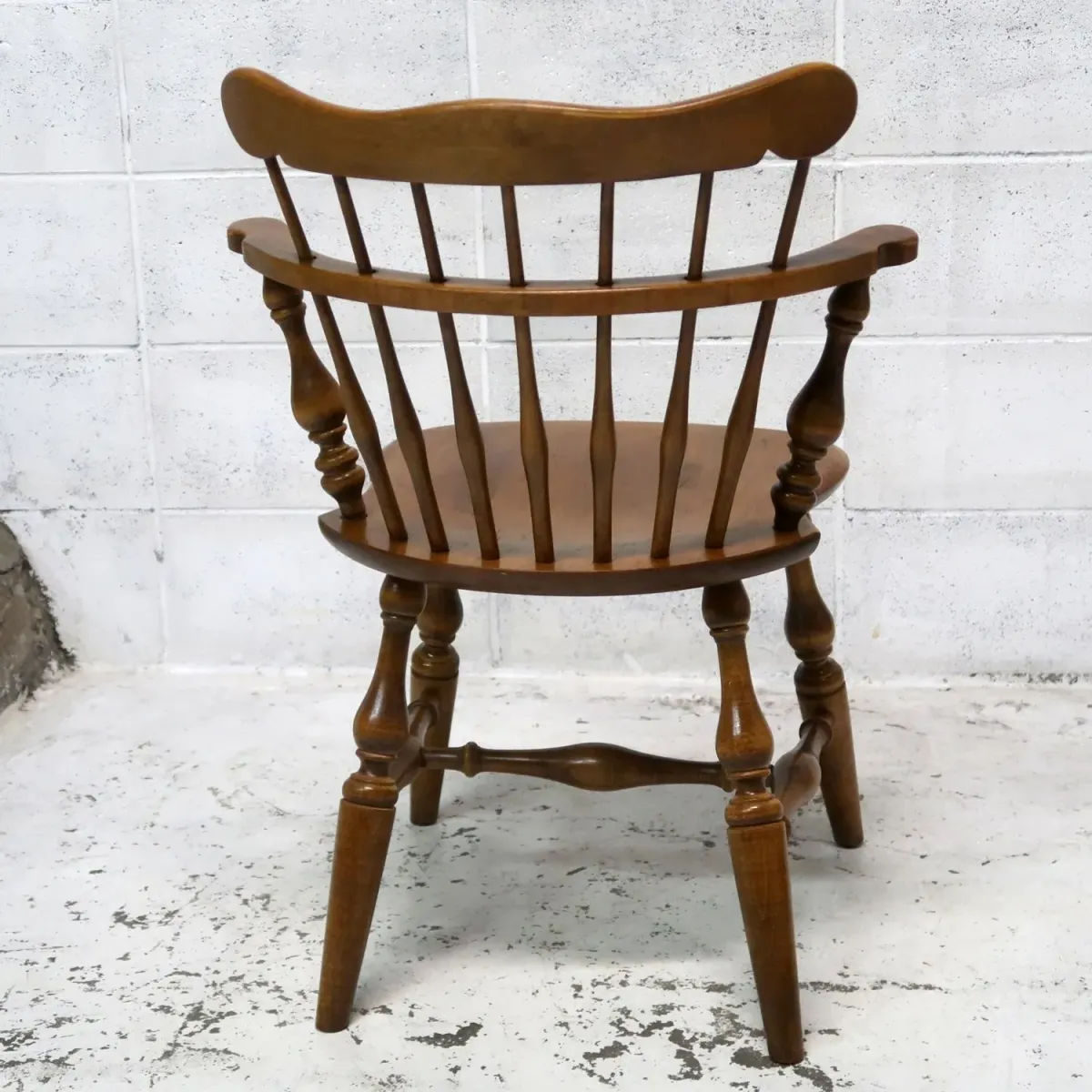 Ethan Allen アンティーク ウッド キャプテンチェア