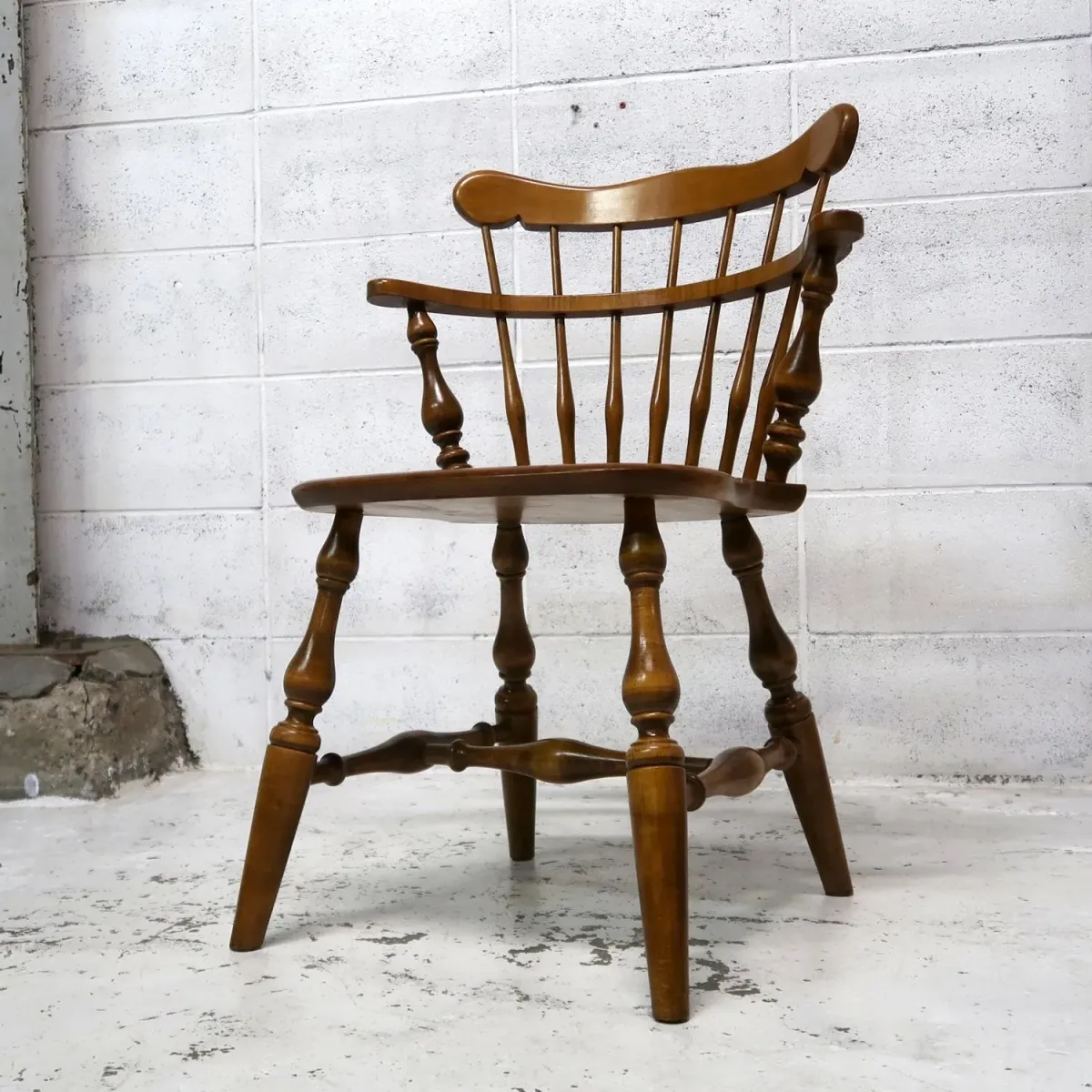 Ethan Allen アンティーク ウッド キャプテンチェア