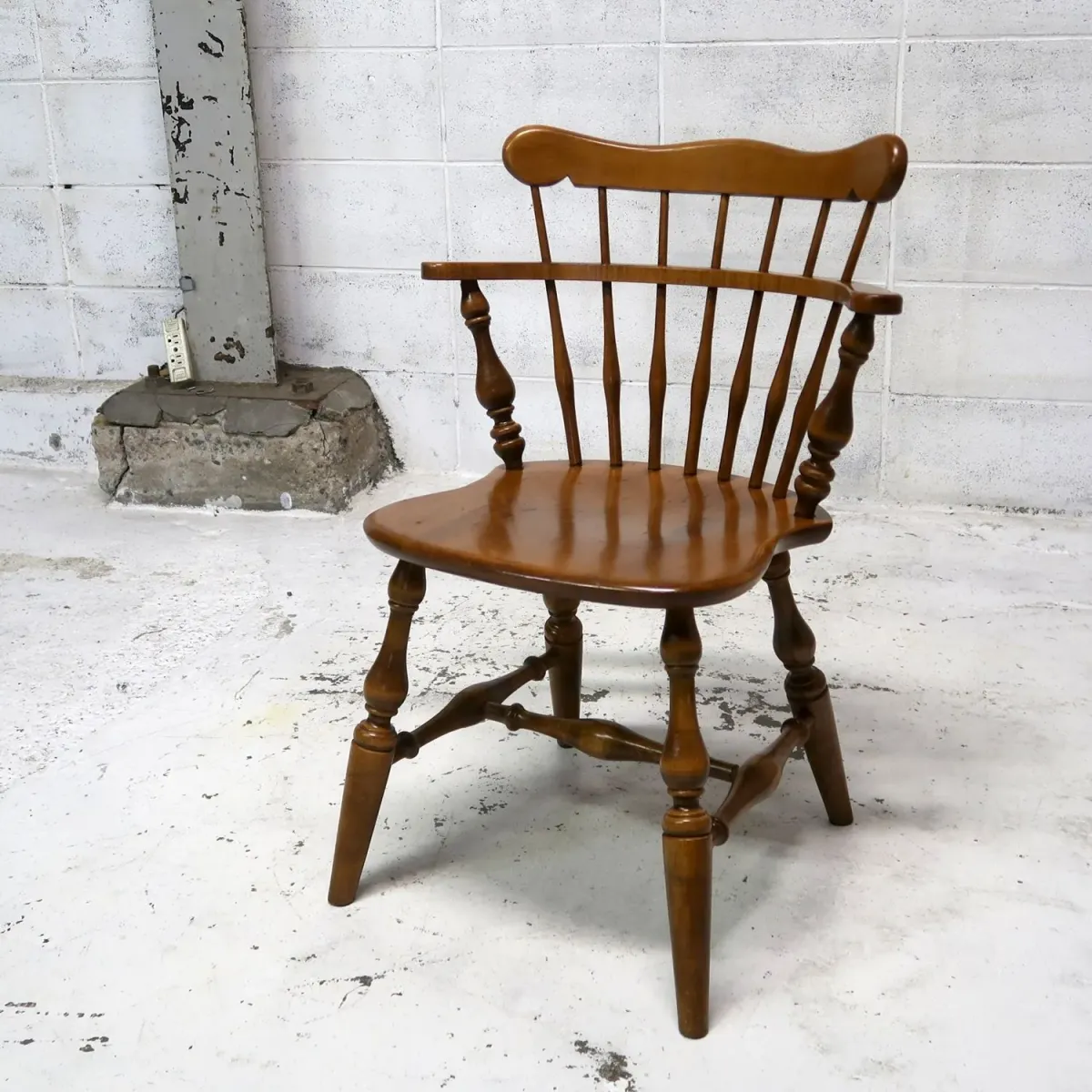 Ethan Allen アンティーク ウッド キャプテンチェア