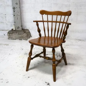 Ethan Allen アンティーク ウッド キャプテンチェア