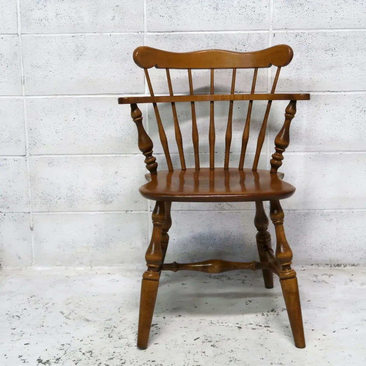 Ethan Allen アンティーク ウッド キャプテンチェア