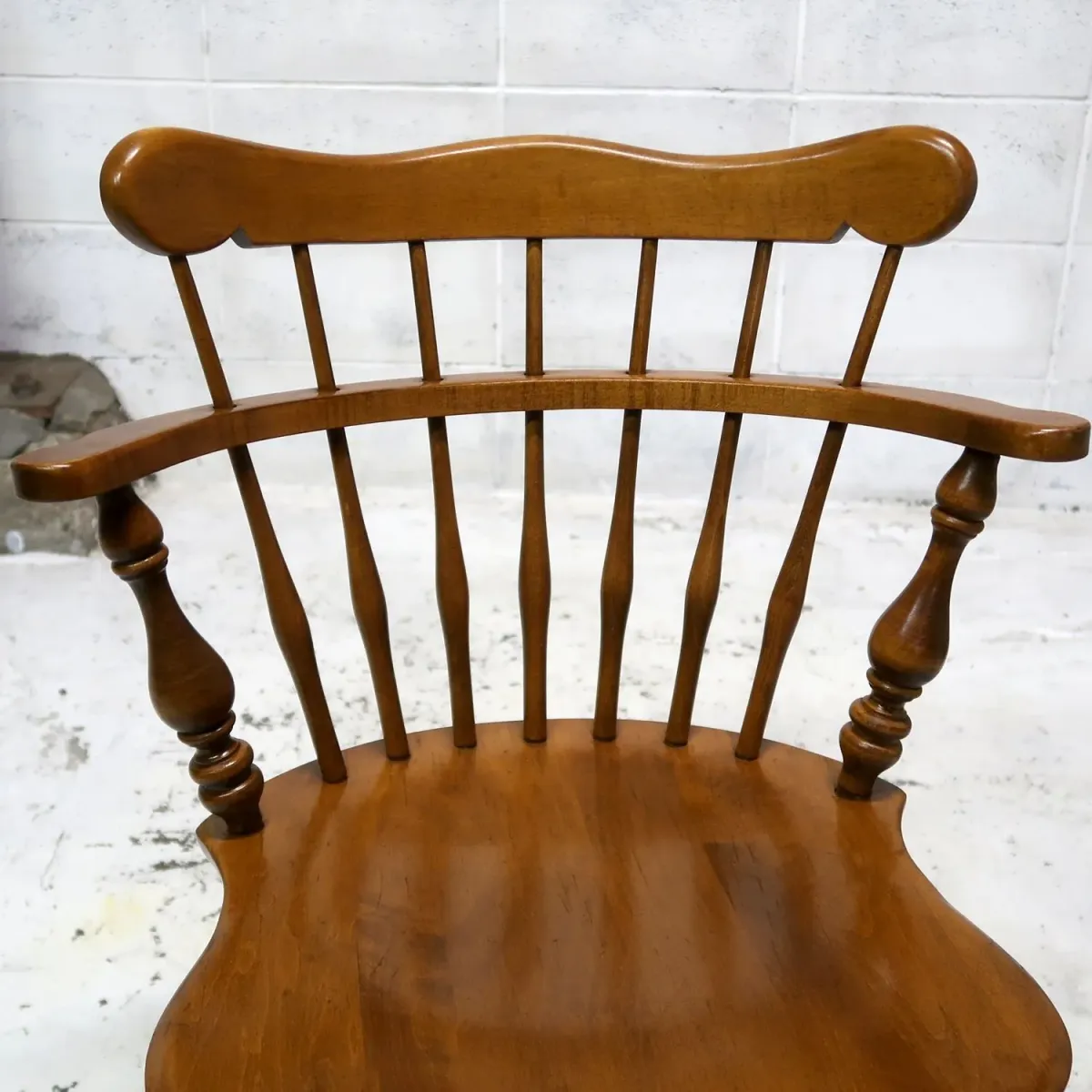 Ethan Allen アンティーク ウッド キャプテンチェア