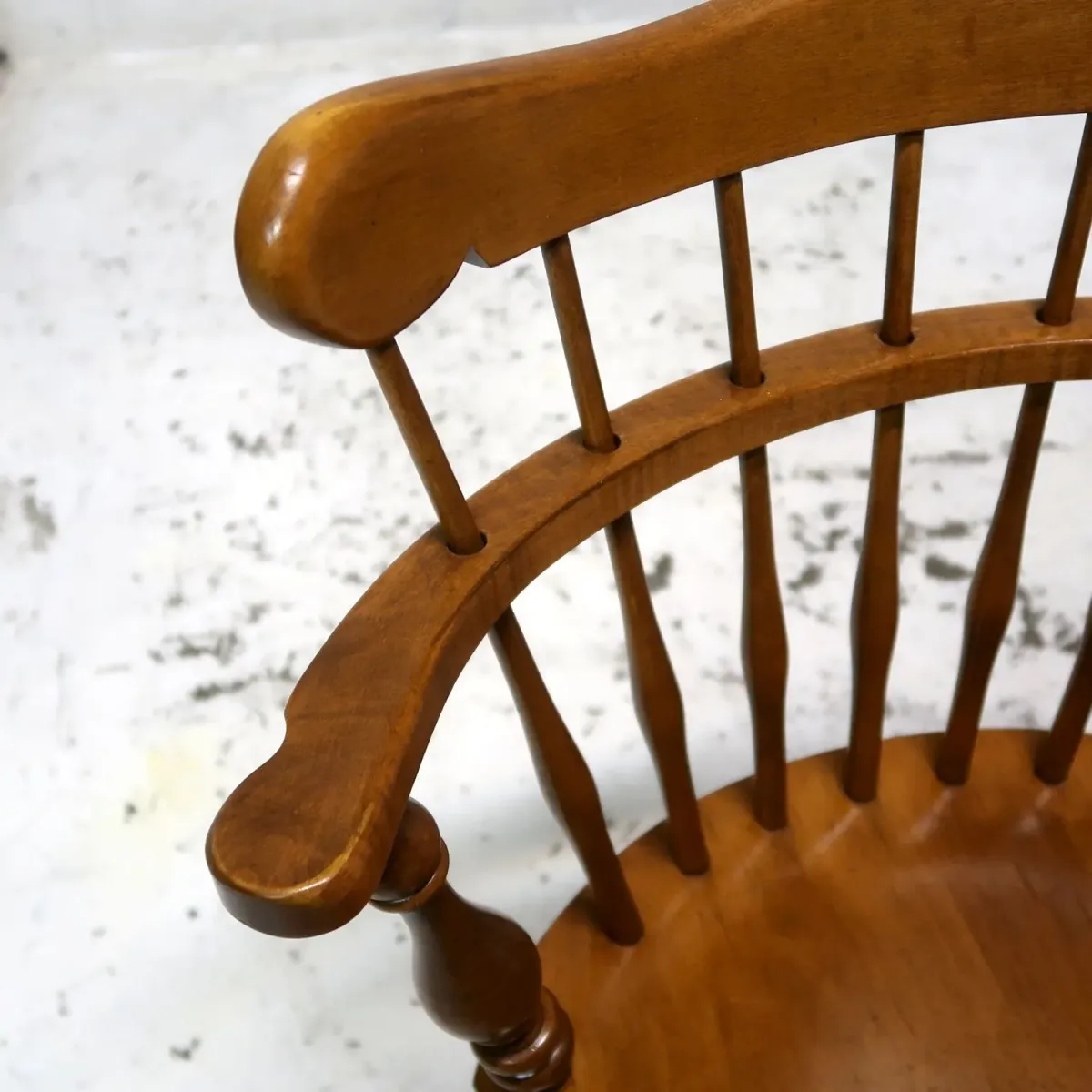 Ethan Allen アンティーク ウッド キャプテンチェア