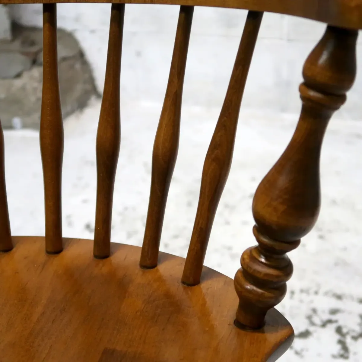 Ethan Allen アンティーク ウッド キャプテンチェア