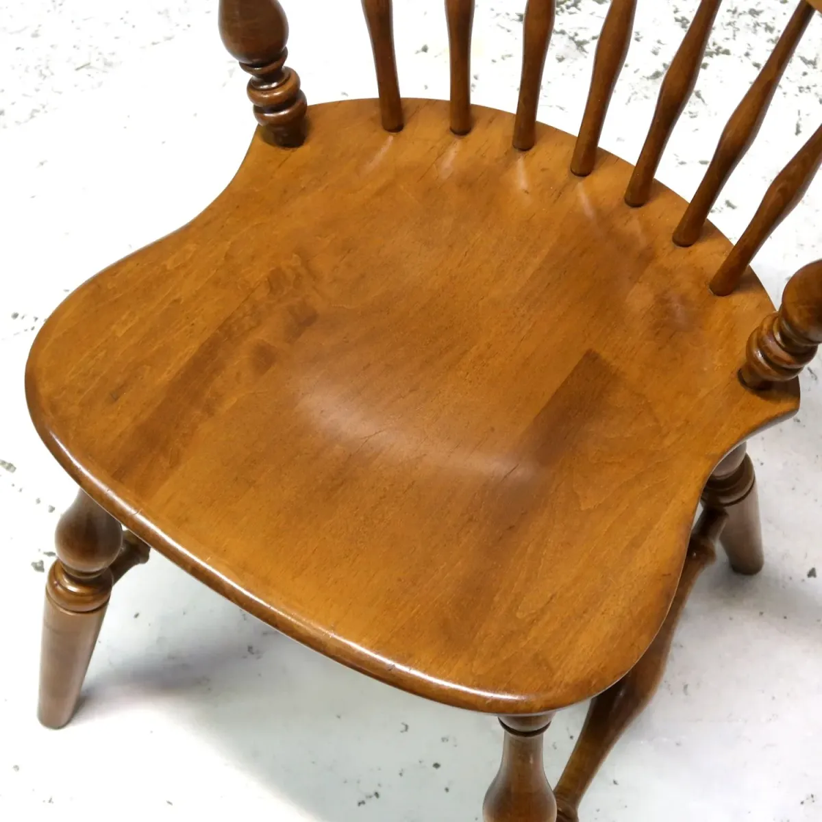 Ethan Allen アンティーク ウッド キャプテンチェア