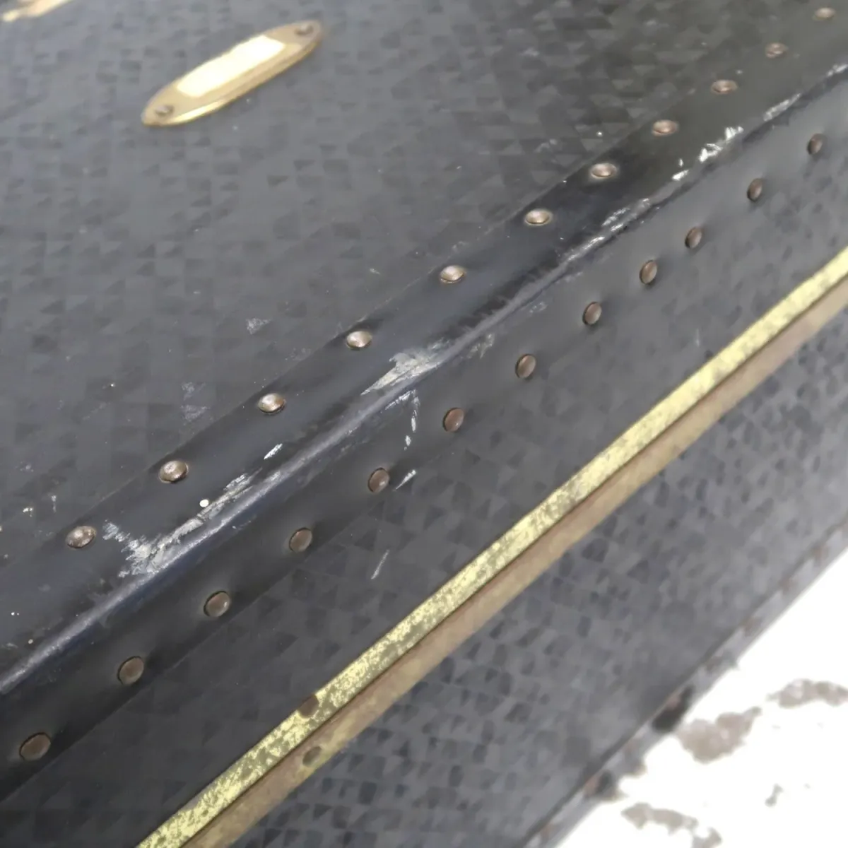 NATIONAL VULCANIZED FIBRE CO. ビンテージ トランク