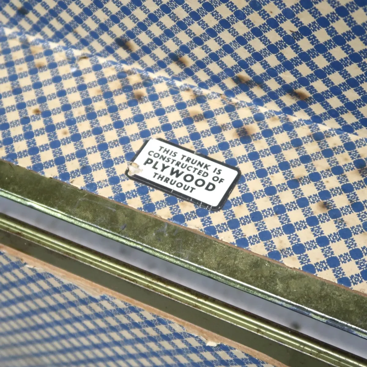 NATIONAL VULCANIZED FIBRE CO. ビンテージ トランク