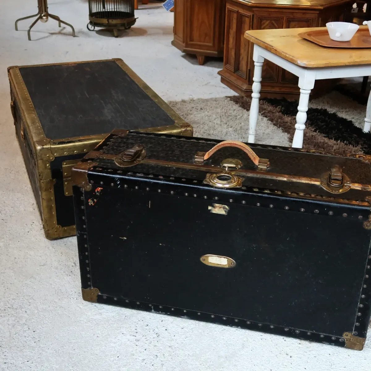 NATIONAL VULCANIZED FIBRE CO. ビンテージ トランク