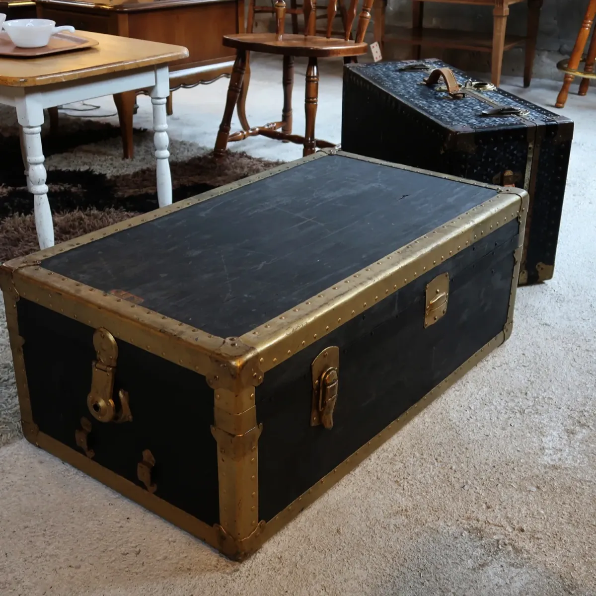 NATIONAL VULCANIZED FIBRE CO. ビンテージ トランク