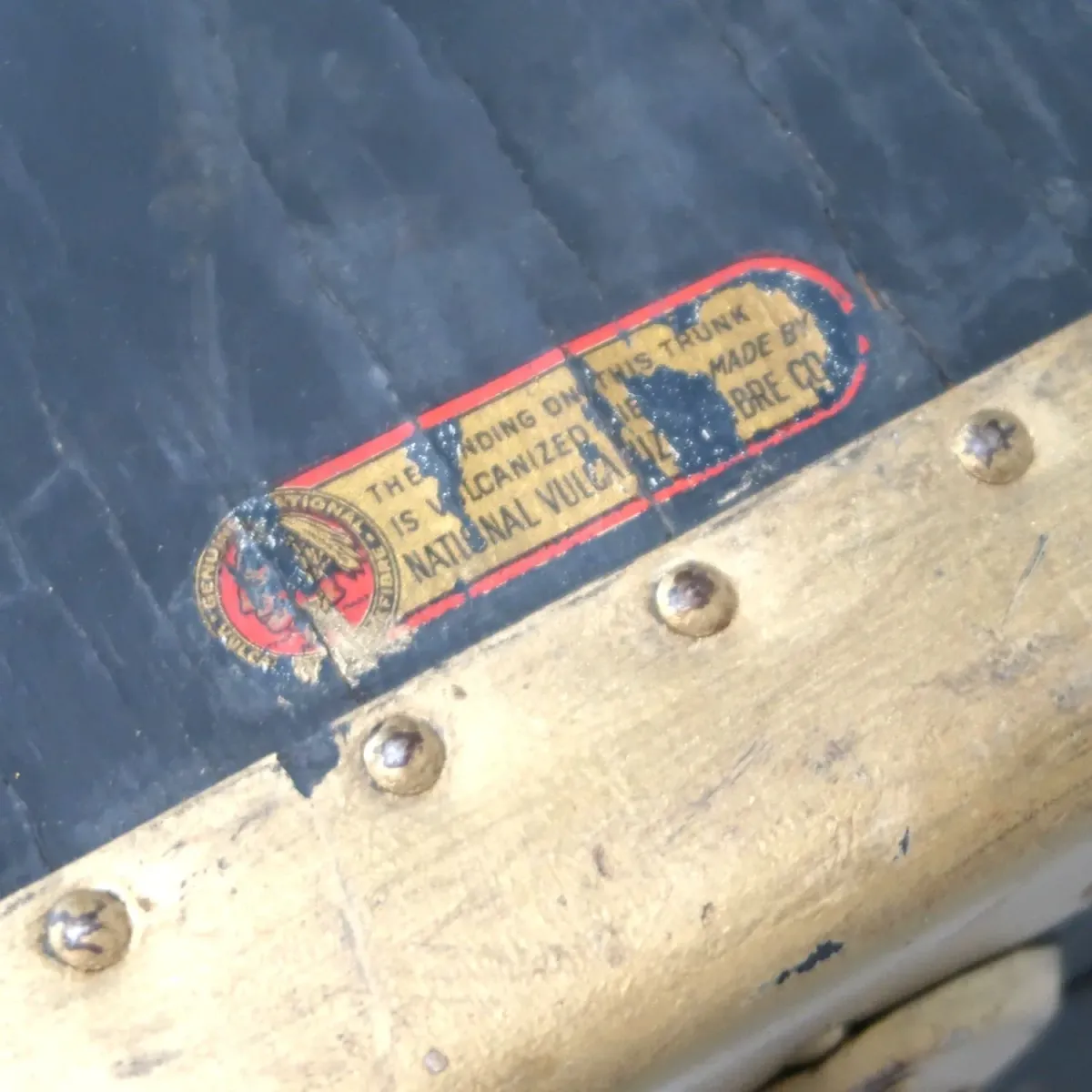 NATIONAL VULCANIZED FIBRE CO. ビンテージ トランク