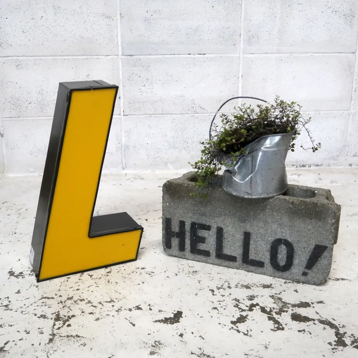 ビンテージ レターサイン L