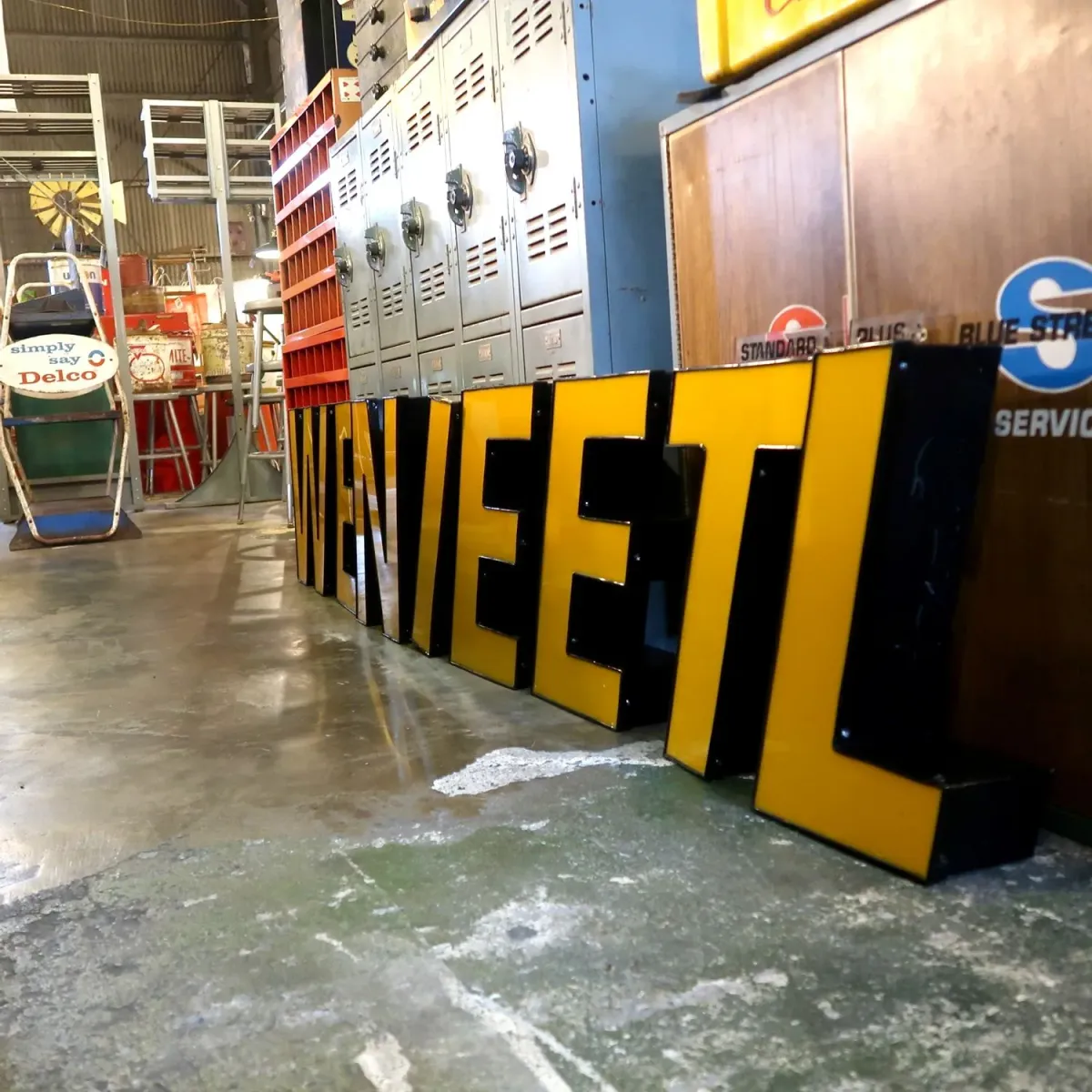 ビンテージ レターサイン L