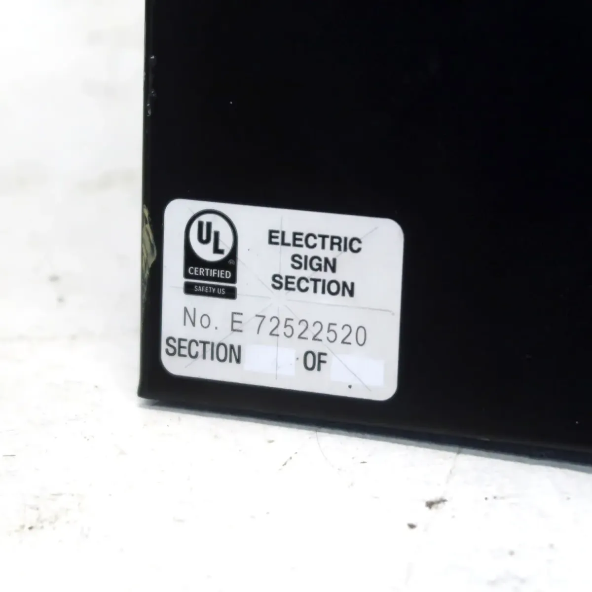 ビンテージ レターサイン N