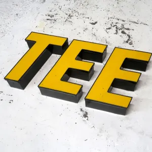 ビンテージ レターサイン E