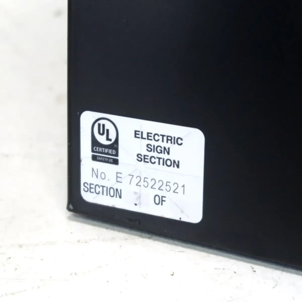 ビンテージ レターサイン E