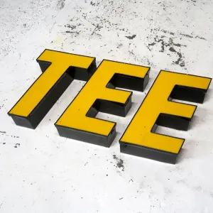 ビンテージ レターサイン E