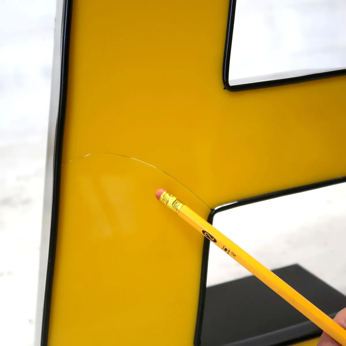 ビンテージ レターサイン E