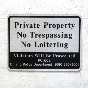 Private Property メタルサイン