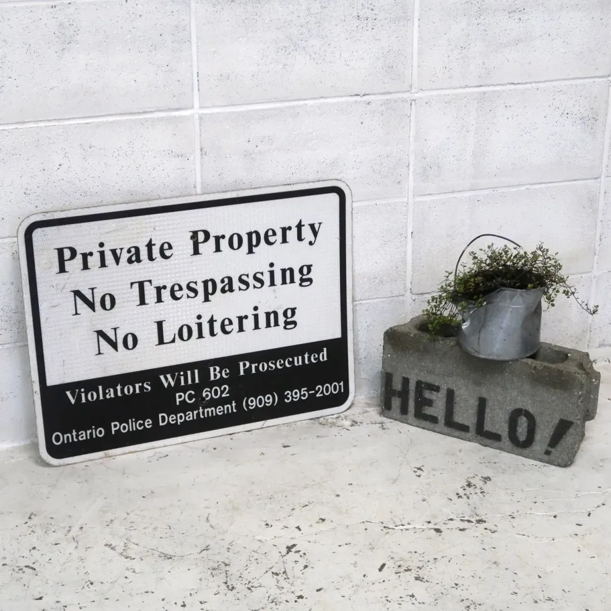 Private Property メタルサイン