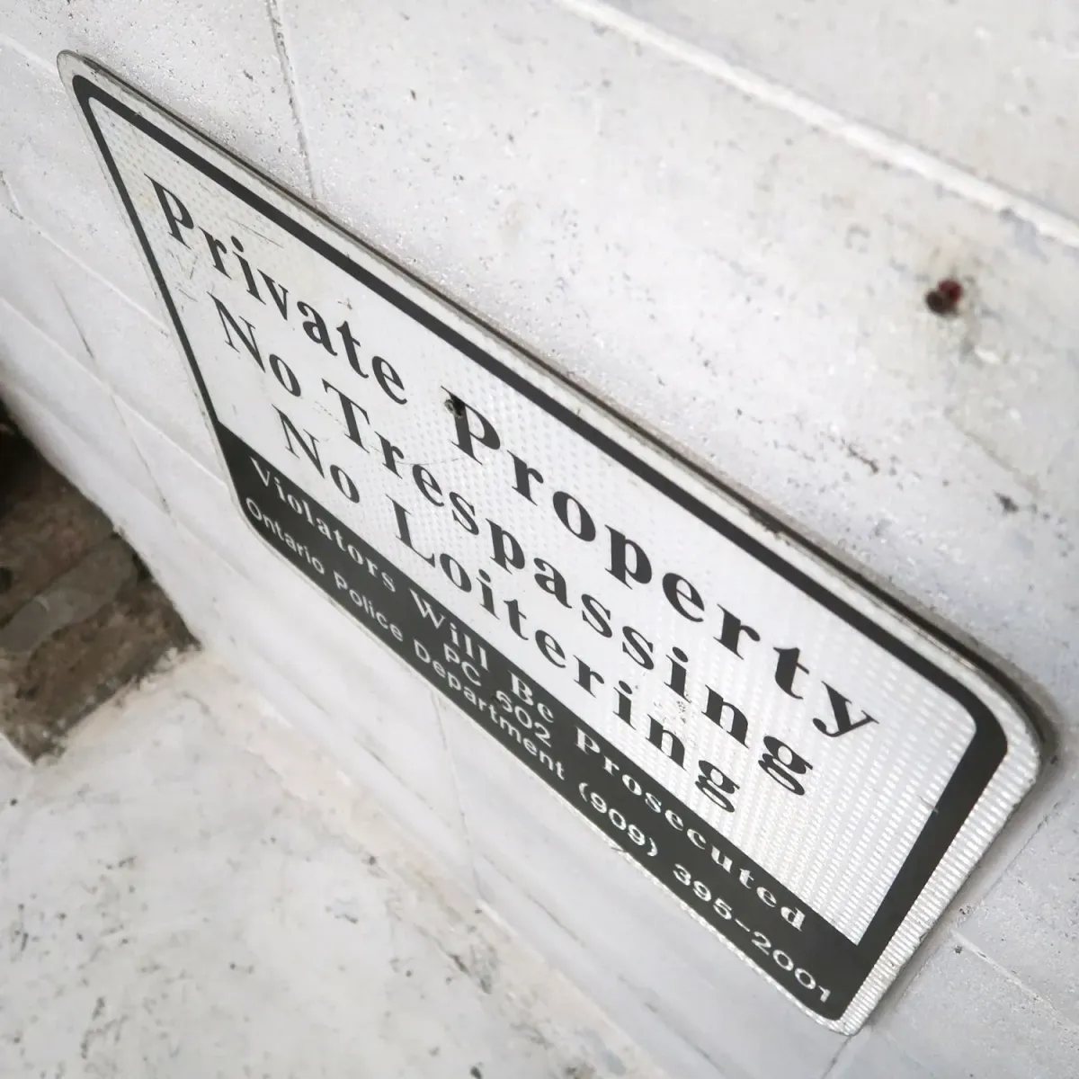 Private Property メタルサイン