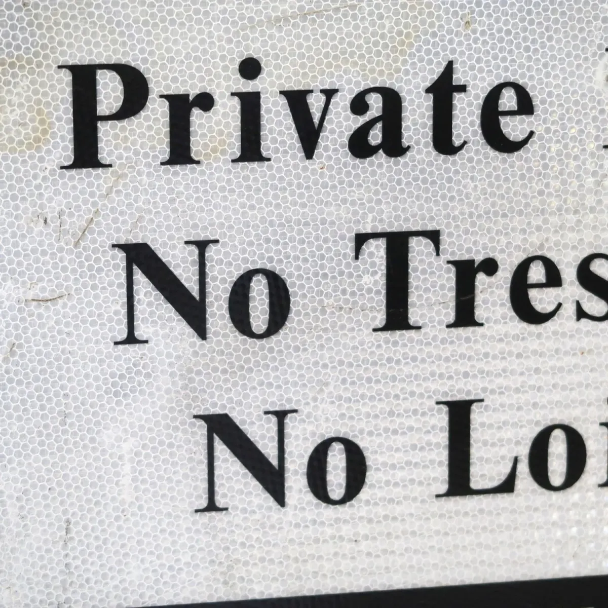 Private Property メタルサイン