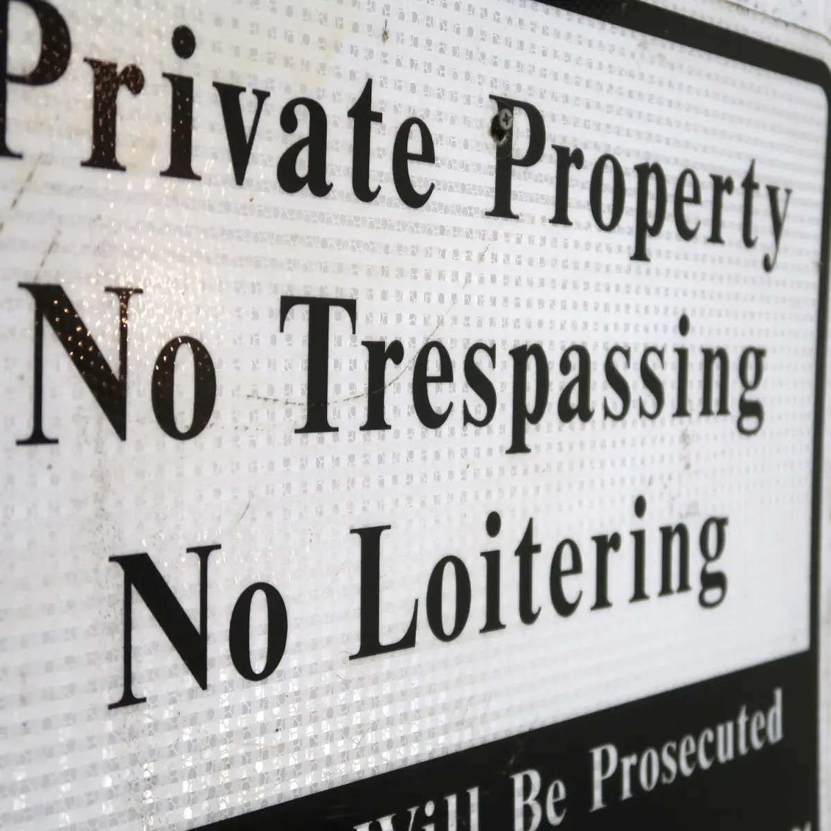 Private Property メタルサイン