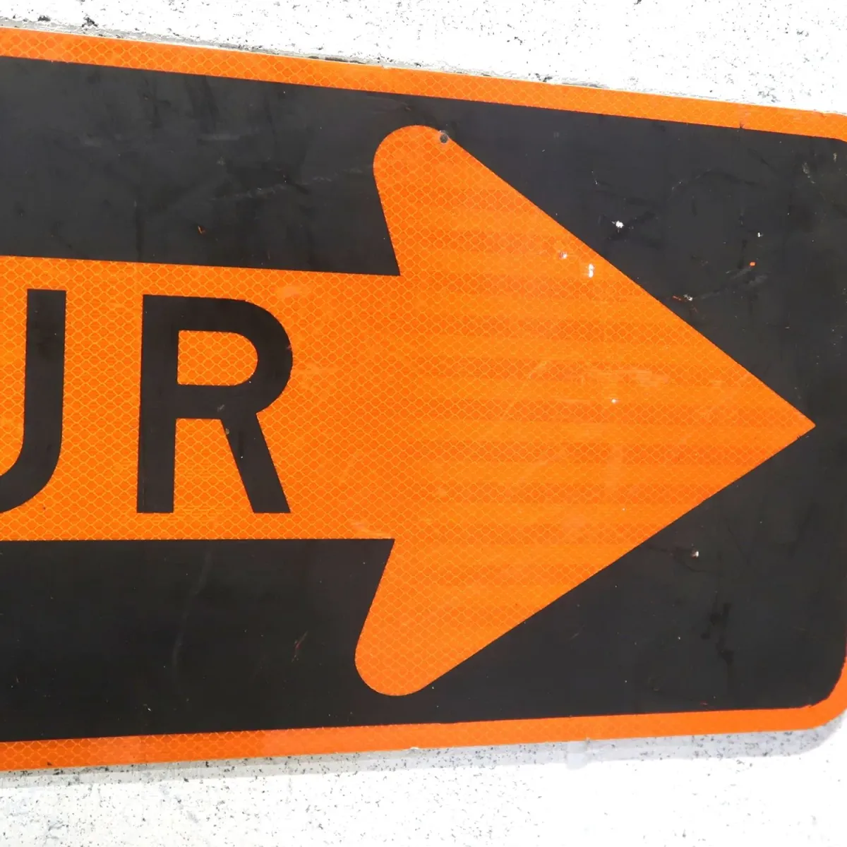 DETOUR ビンテージ ロードサイン