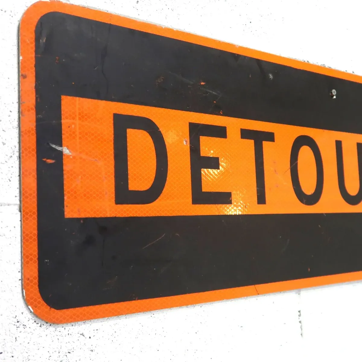 DETOUR ビンテージ ロードサイン