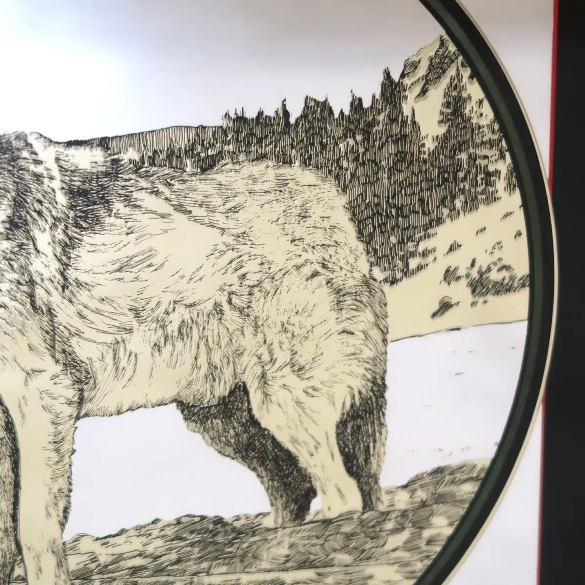 NORDIK WOLF LIGHT ビンテージ パブミラー