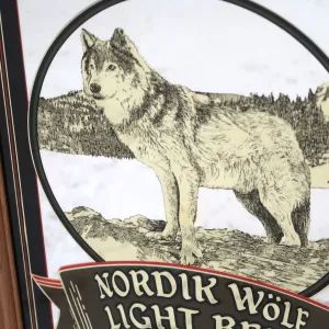 NORDIK WOLF LIGHT ビンテージ パブミラー