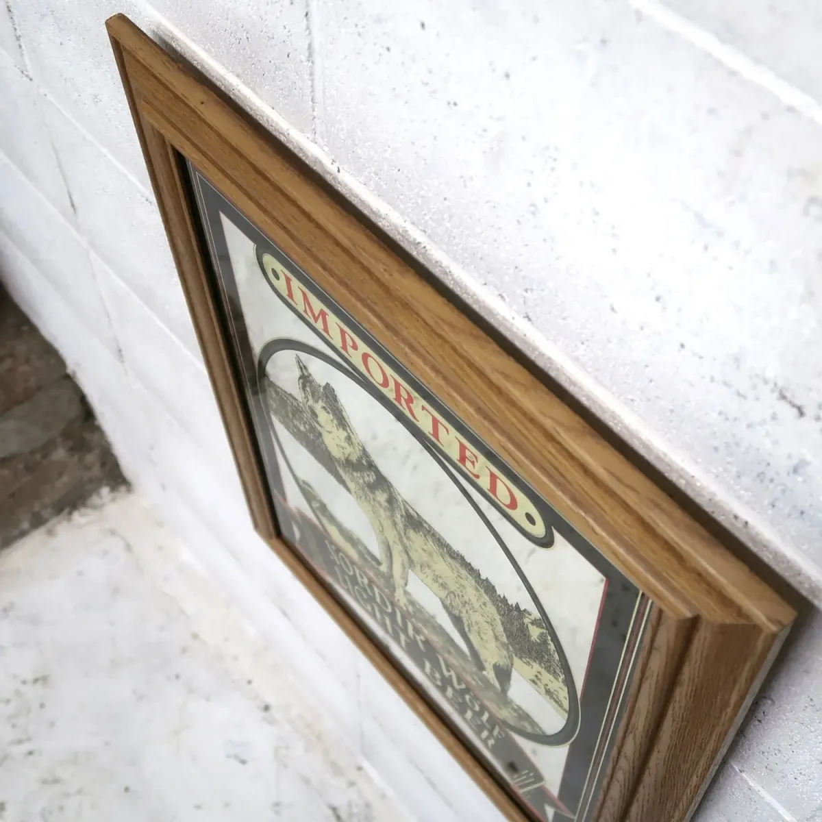 NORDIK WOLF LIGHT ビンテージ パブミラー