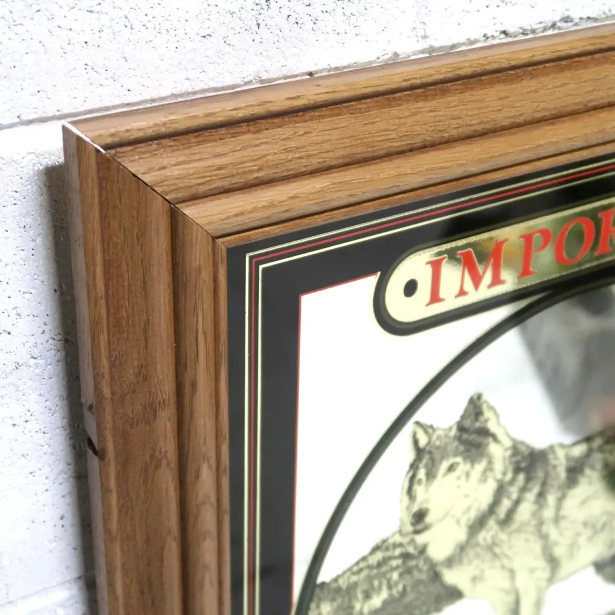 NORDIK WOLF LIGHT ビンテージ パブミラー