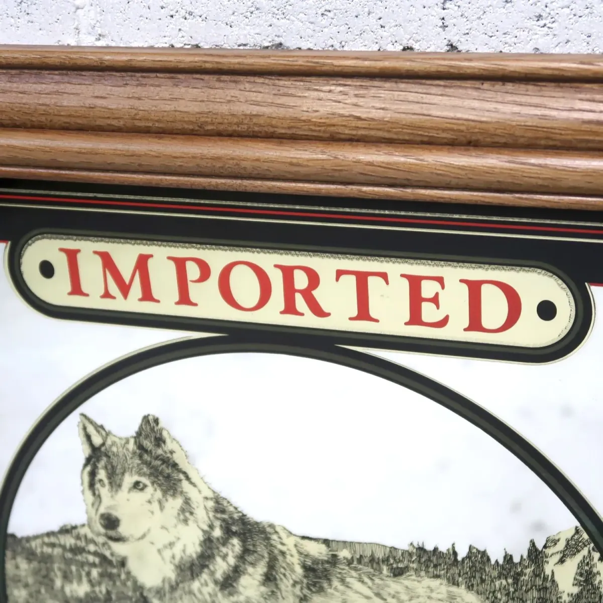 NORDIK WOLF LIGHT ビンテージ パブミラー