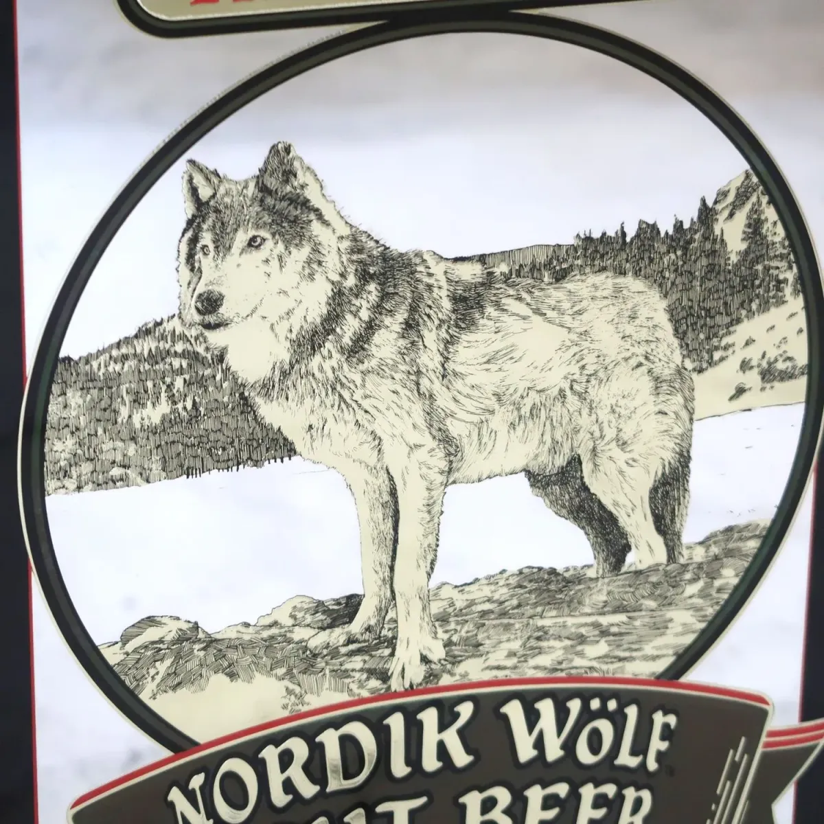 NORDIK WOLF LIGHT ビンテージ パブミラー