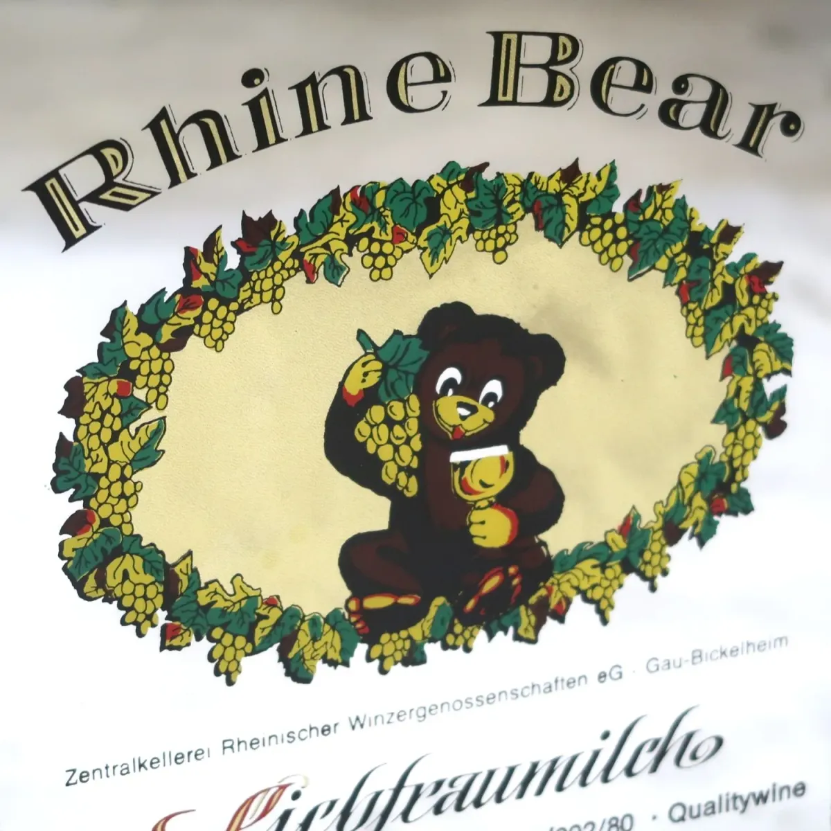 Rhine Bear ビンテージ パブミラー