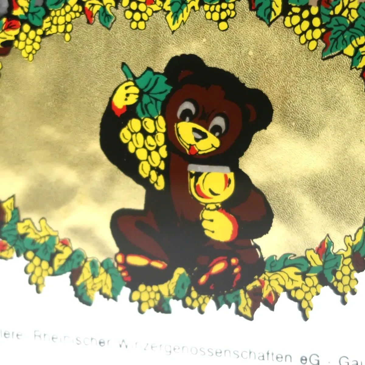 Rhine Bear ビンテージ パブミラー