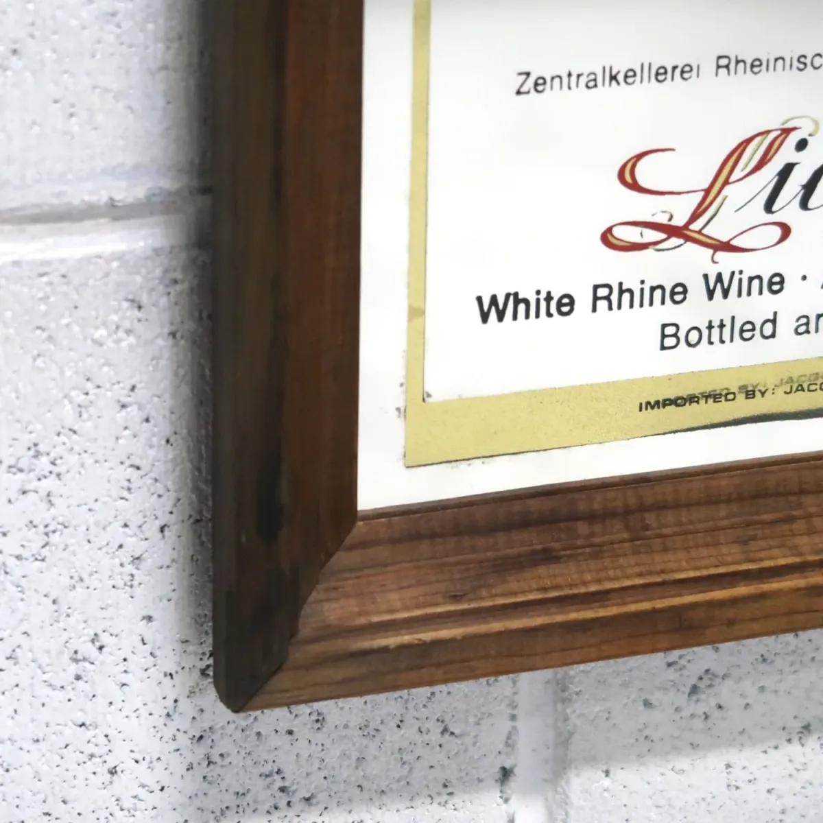 Rhine Bear ビンテージ パブミラー