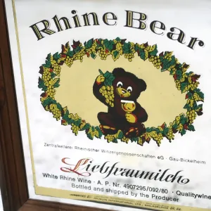 Rhine Bear ビンテージ パブミラー