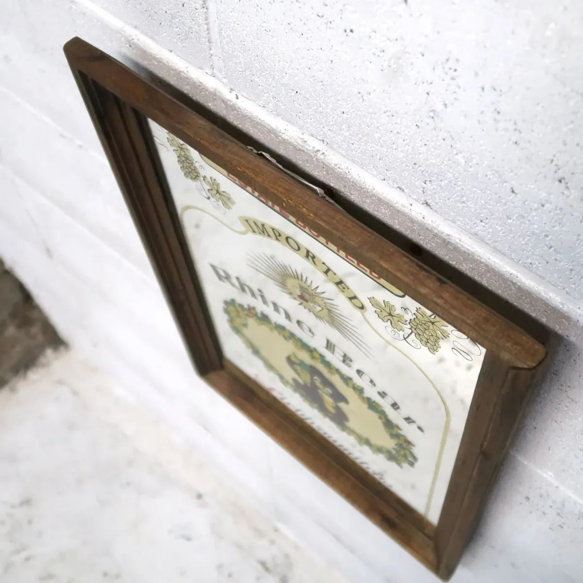 Rhine Bear ビンテージ パブミラー