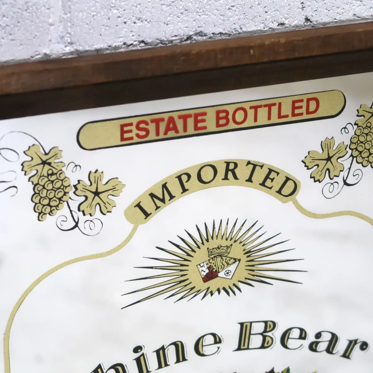 Rhine Bear ビンテージ パブミラー