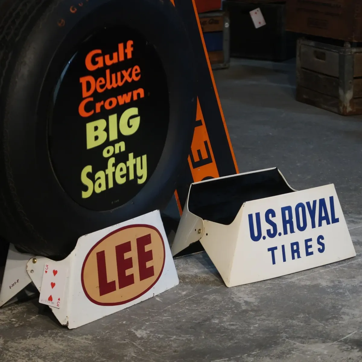 U.S. ROYAL TIRES ビンテージ タイヤディスプレイラック