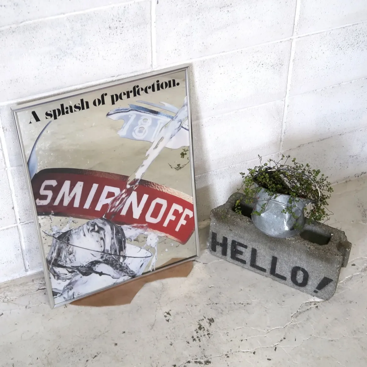 SMIRNOFF ビンテージ パブミラー