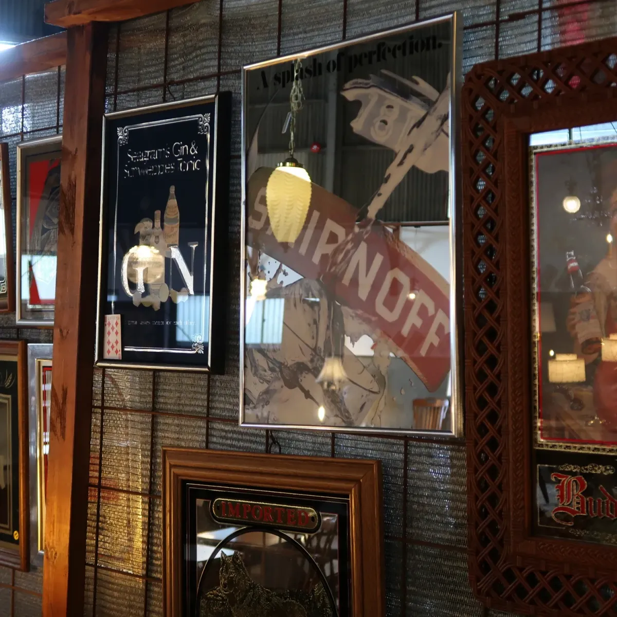 SMIRNOFF ビンテージ パブミラー