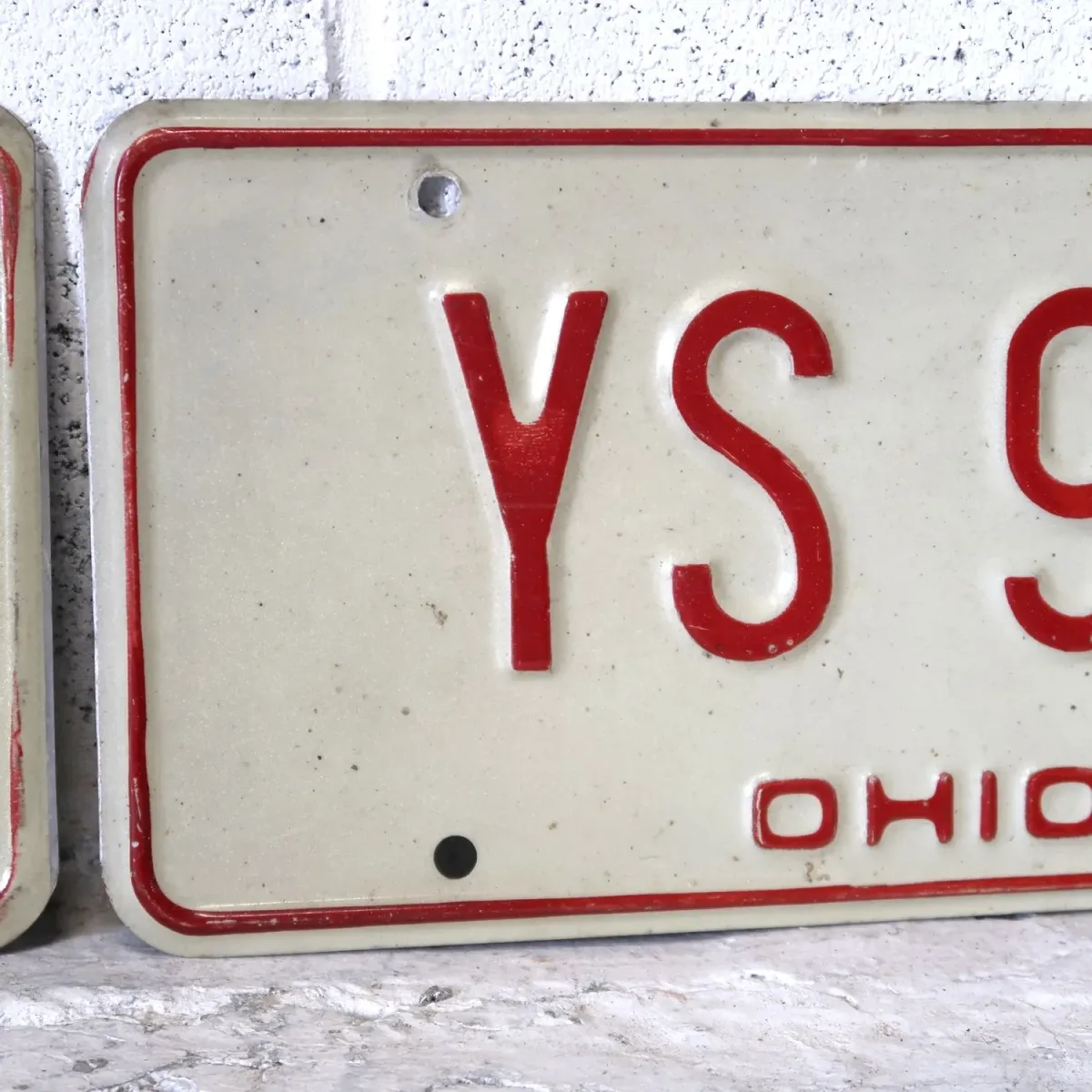 OHIO ビンテージ ナンバープレート ペア