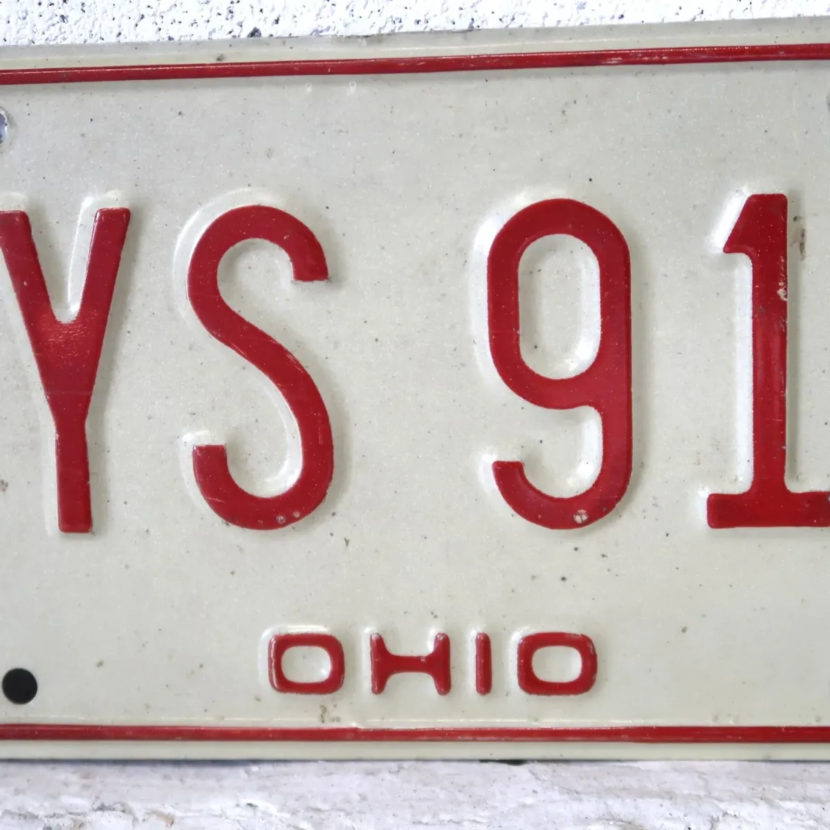 OHIO ビンテージ ナンバープレート ペア