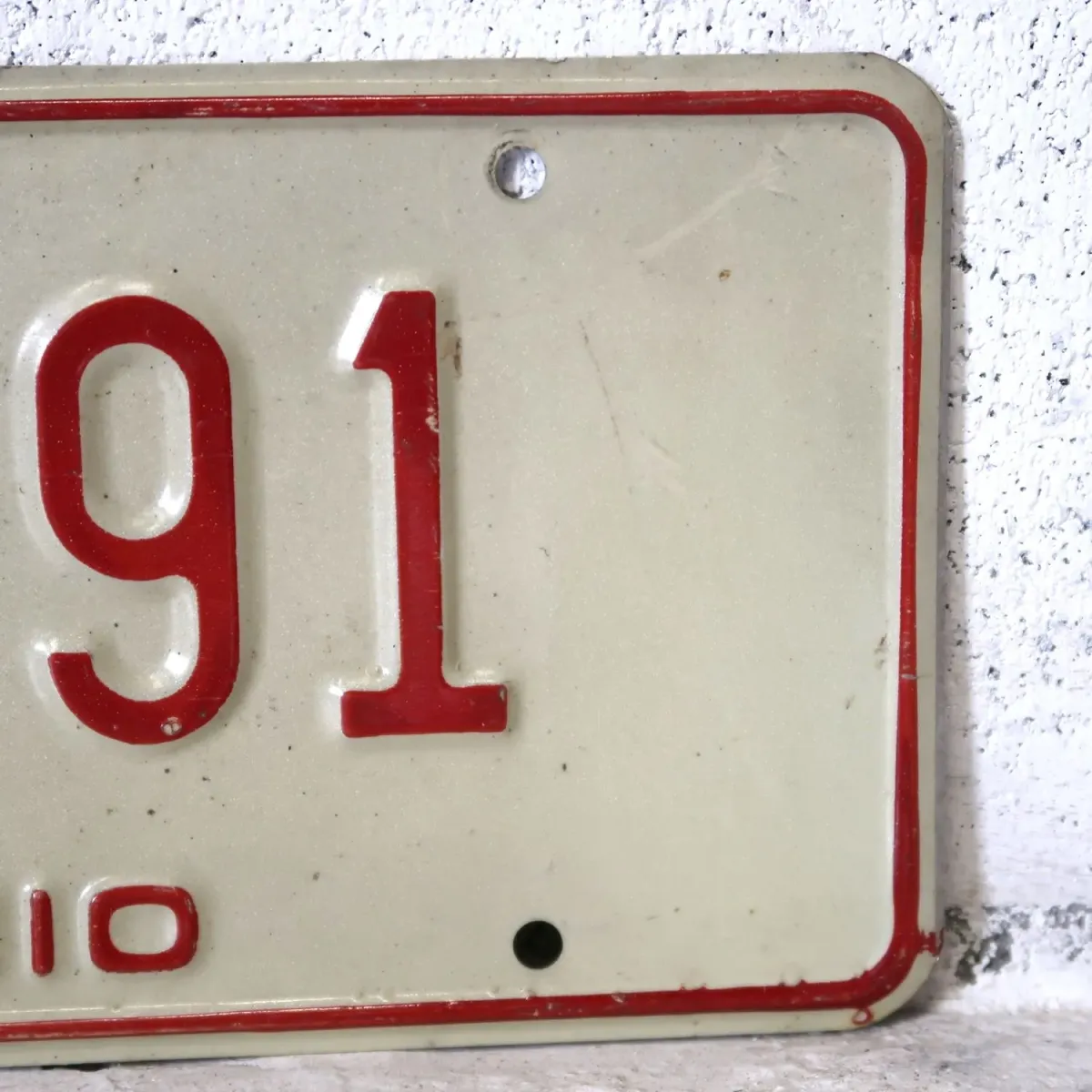 OHIO ビンテージ ナンバープレート ペア